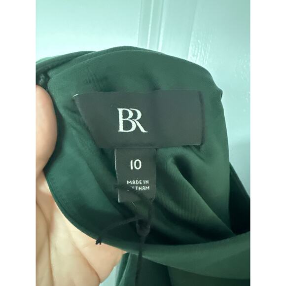 NWT Banana Republic Soraya Butterfly Sleeve Midi Dress in Hunter Green, 10 - Picture 6 of 8